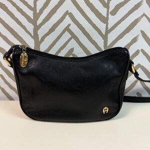 Vintage Etienne Aigner Genuine Leather Crossbody Bag